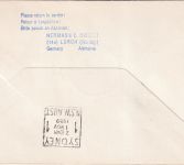 BRD - Quantas 1st-flight Frankfurt a/M. Sydney/AUSTRALIEN 29.10.59