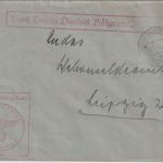 B&M - Pardubitz Dt. Dienstpost Frei d. Ablösung Pion.Ers.Btl. 5 Brief 1940