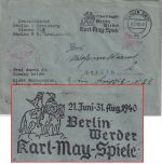 DR - Berlin 1940 Frei d. Ablösung Wehrmeldeamt Brief n. Leipzig