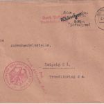 DR - Berlin 1936 Frei d. Ablösung Dt. Gesandtschaft Oslo Brief n. Leipzig