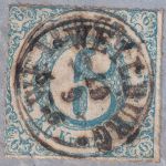 Thurn&Taxis - 6 Kr. dst. Briefe Fingerhut-K1 Weilburg 19/9 n. Altenfeld 1866