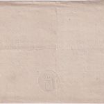 Baden - Steisslingen roter L1 Fahrpost-Aufgabeschein 1851 Teilvordruck