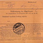 DR - 75+60 Pfg. Germania Paketkarte Donaueschingen - Stetten a.k.M. 1921