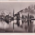 BRD - 10 Pfg. Heuss I Karte n. ÖSTERREICH Kreuth - Mayrhofen 1956 Nachporto