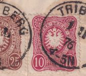 DR - 25+10 PfgE Auslagenbrief-Vds. Triberg - Löffingen 1.11.75