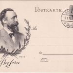 DR - 100. Geburtstag H.v. Stephan 8 Pfg. Sonderganzsache ERSTTAG Salem 7.1.31