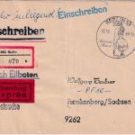 DDR - Berlin 1987 SST Historisches Postamt Eilboten-Einschreibe-Postsache