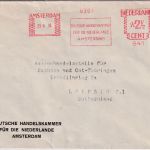 Niederlande - Amsterdam 1936 2 1/2 C. AFS "Deutsche Handelskammer" Drucksache