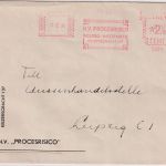 Niederlande - Amsterdam 1935 2 1/2 C. AFS "NV Procesrisico" Drucksache