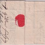 Baden - Constanz 24. Okt. roter L2 Portobrief n. Nordhalden 1845 - mit Inhalt