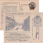 DR - Konstanz 1913 illustr. Werbedrucksachenkarte (Fa. Haberbosch) n. Engen
