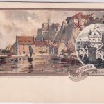Baden - Meersburg farb. Mehrbild-Künstler-AK (Mutter) ungelaufen ca. 1900