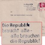 DDR - Magdeburg 1963 "Die Republik braucht alle..." Maschinenwerbestpl. Brief