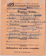 DDR - Leipzig EDS Eisenbahndienstsache Medizinischer Dienst Verkehrswesen