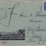 DR - Öhningen ü. Radolfzell Poststelle I illustr. Zensurbrief i.d. SCHWEIZ 1943