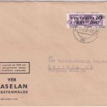 DDR - 20 Pfg ZKD/Verwaltungspost A/5007 Brief Fürstenwalde - Leipzig 11.5.57