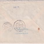 DDR - 60+20+24 Pfg. Freimarken Eilbrief Leipzig - Erfurt 1953