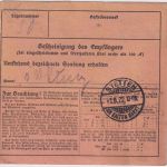 DR-Infla - 2x3 M. Germania/Überdruck u.a. Paketkarte Überlingen - Stetten 1922