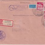BRD - (17b) Hödingen ü. Überlingen Landpost-Ra2 Einschreibebrief 1951