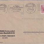DDR - Karl-Marx-Stadt 1955 45 J. Int. Frauentag Masch.werbestpl. Brief n Leipzig