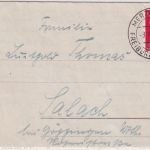 DR - Merzhausen ü. Freiburg Poststelle I Kartenbrief n. Salach 1943