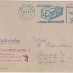 DDR - Leipzig 1960 5 Pfg. AFS "Buchversand" Orts-Drucksachenbrief
