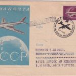 Sowjetunion - Dt. Lufthansa Erstflug Moskau - Berlin 1.4.60