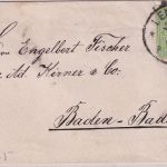 DR - 3 Pfg. Drucksachenbriefchen K1 Lenzkirch n. Baden-Baden 1885