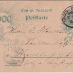 DR - Posthilfsstelle Sommerau Ovalstpl. 5 Pfg. Jahrhundert-GA Bahnpost 1900