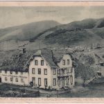 Baden - Bernau (Schwarzwald) Pension/Hotel Rössle sw-AK gelaufen 1921