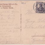 Baden - Bernau (Schwarzwald) Pension/Hotel Rössle sw-AK gelaufen 1921