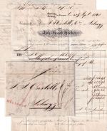 Baden/Schweiz - Müllheim roter L1 Portobrief Sulzburg - Schwyz 1840 - mit Inhalt