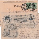 Baden - Müllheim Gasthof z. Post sw-Mehrbild-AK gelaufen 1898