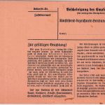 DR - Lörrach bezahlt 1944 roter Tagesstpl. Paketkarte Haagen - Bad Nauheim