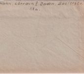 All.Bes. - Lörrach 4.2.46 Gebühr bezhalt Ra2 + Ra1 "12 Rpf." Brief n. Stuttgart