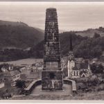 DR - Zell (Wiesental) Todtnau Bahnpost Z. 129 AK/Schlageter-Denkmal Schönau 1937