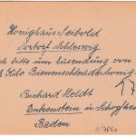BRD - Enkenheim ü. Schopfheim Landpost-L2 10 Pfg. Ganzsache n. Nortorf 1958