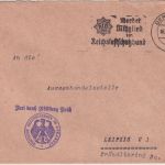 DR - Deutsche Gesandtschaft Bukarest Brief/Frei d. Ablösung n. Leipzig 1935