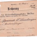 DR - 5+10 Pfg. K/A Nachnahme-Drucksache-Vds. (100-200g) Waldshut 1896