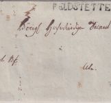 Württemberg - Feldstetten L1 Francobrief n. Ulm - undatiert/ca. 1825