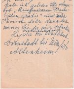 BRD - Dornstadt ü. Ulm Poststelle I Ganzsache n. Ingolstadt 1962