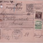 Ungarn/Slowakei - 2 F. Ganzsache + Zusatz Postanweisung Alsószerdahely 1918