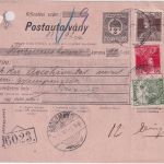 Ungarn/Slowakei - 2 F. Ganzsache + Zusatz Postanweisung Alsószerdahely 1918