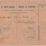 Ungarn/Slowakei - 10 F. Ganzsache + Zusatz Paketkarte Beszterczebanja 1918