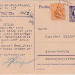 AM-Post - 6 Pfg. Ganzsache + Zusatz Bahnpost-Ra4 Kempten Ulm Zug 1694 28.7.46