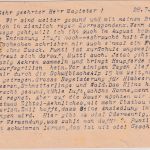 AM-Post - 6 Pfg. Ganzsache + Zusatz Bahnpost-Ra4 Kempten Ulm Zug 1694 28.7.46