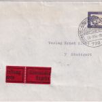 BRD - 1 DM Bed. Deutsche Eilbrief Handwerbestpl. Heidenheim - Stuttgart 1965