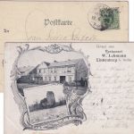 DR - Lindenberg bei Berlin 19.4.99 K1 sw-Mehrbild-AK Restaurant Lehmann n Berlin