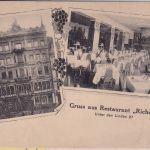 Berlin - Restaurant Riche Unter den Linden sw-Mehrbild-AK ungelaufen ca. 1905