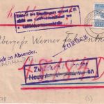 DR - Wollup Post Zechin 3 Luftfeldpostbriefe an Fp.Nr. 48184 Aug/Sep 1944 Retour